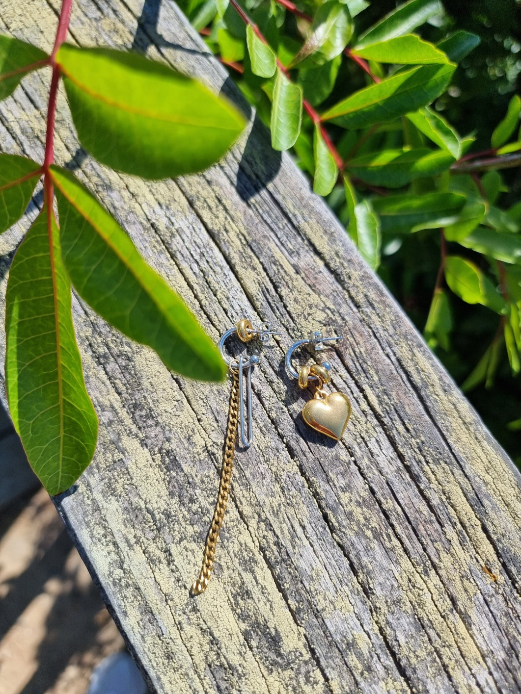 My unbroken heart earrings